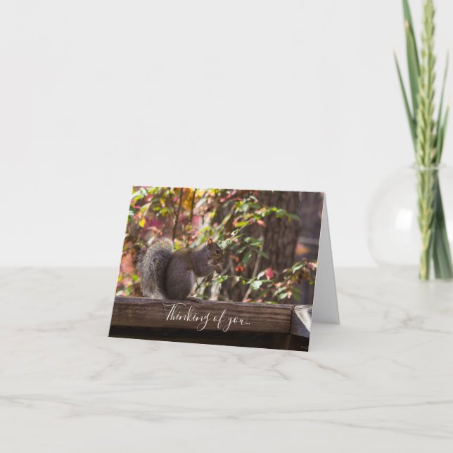 Cartão Quadrrel Chow Time Pensando Em Você (Frente)