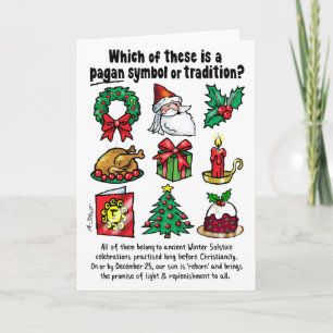 Cartão Qual destes é Pagão? -