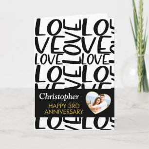 Cartão Qualquer Aniversário do Black Love Texto Foto do C