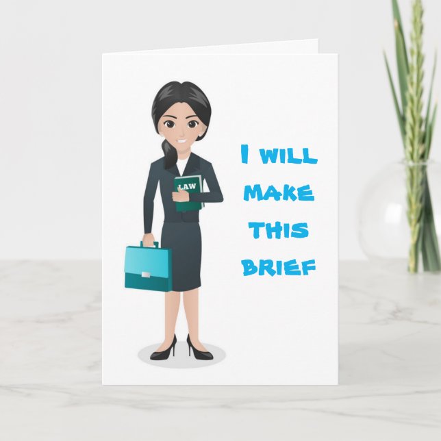 CARTÃO QUALQUER CASO QUE POSSA SER "ADVOGADO HUMOR" (Frente)