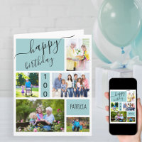 Qualquer Colagem de Fotografias com Idade 5 Azul C
