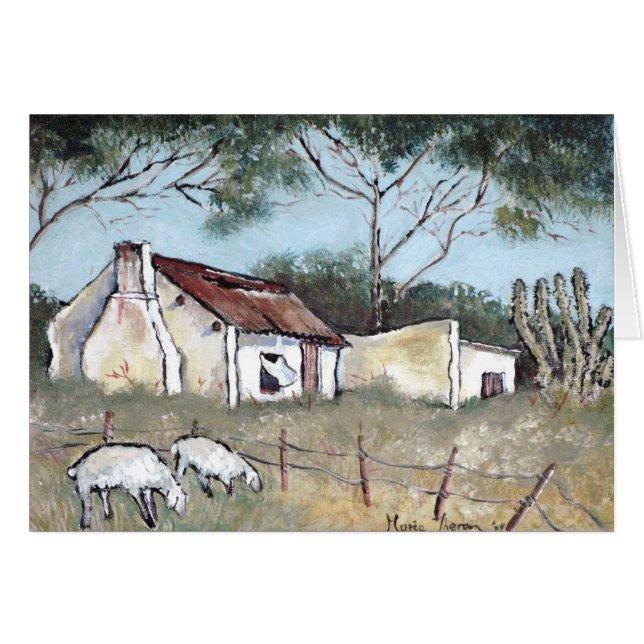 Cartão Qualquer um em casa? (Frente Horizontal)