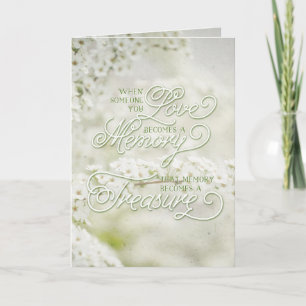 Cartão Quando alguém que você ama se torna uma memória pr