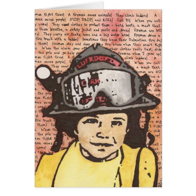 Cartão Quando eu crescer acima… (Frente)