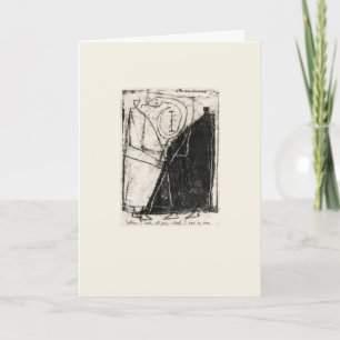 Cartão Quando olho para ti, o que vejo sou eu