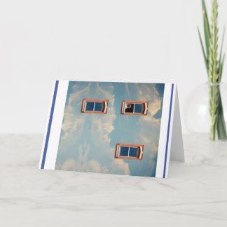 Cartão Quando você se sente sozinho & Azul