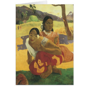Cartão Quando você vai se Casado de Paul Gauguin, Arte Vi