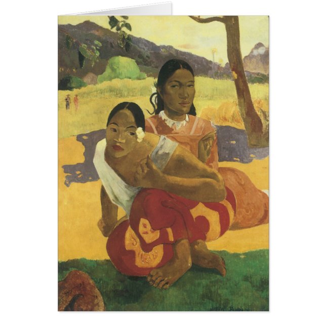 Cartão Quando você vai se Casado de Paul Gauguin, Arte Vi (Frente)