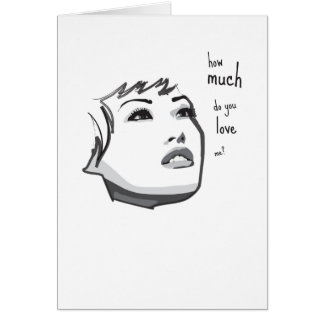 Cartão Quanto você me ama?