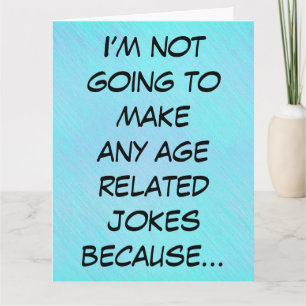 Cartão Quantos anos você tem?