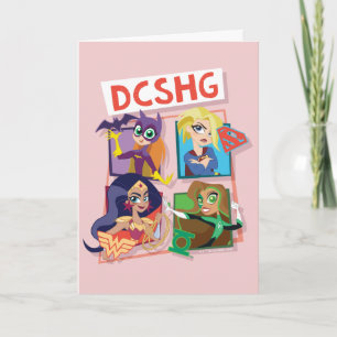 Cartão Quartet DC Super Hero Girls