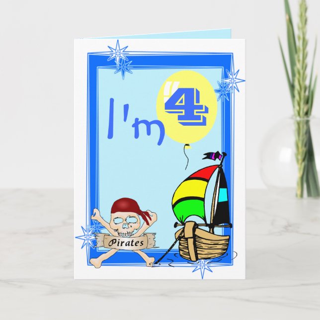 Cartão Quarto aniversário (Frente)