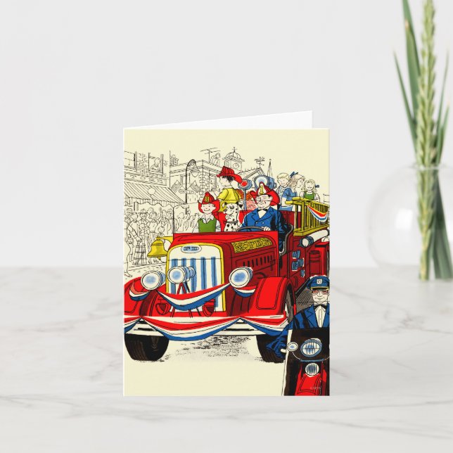 Cartão Quarto da parada de julho (Frente)