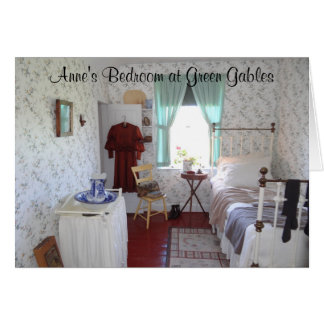 Cartão Quarto de Anne em Green Gables