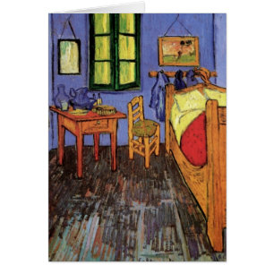 Cartão Quarto de Vincent em Arles por Vincent van Gogh