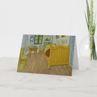 Cartão Quarto em Arles, Pintura a Óleo, Vincent Van Gogh