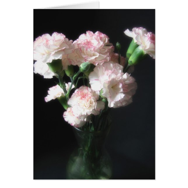 Cartão Quase Brancos Cravos 2 (Frente)