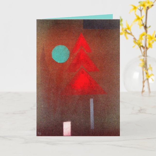 Cartão Quase Submerso, Kandinsky (Flor Amarela)