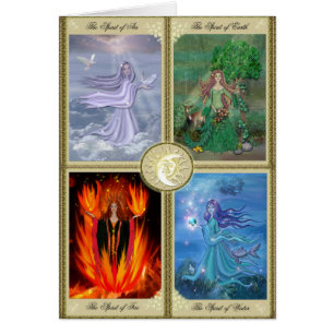 Cartão Quatro elementos