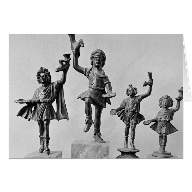 Cartão Quatro figuras do Lar (Frente Horizontal)