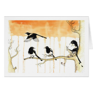 Cartão Quatro para um menino