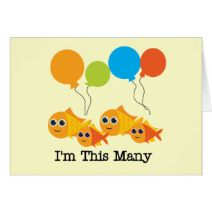 Cartão Quatro peixes sou tantos Camisetas e presentes