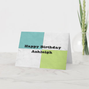 Cartão Quatro quadrados