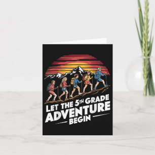 Cartão Que A Aventura De 5 Comece De Quinto Grau