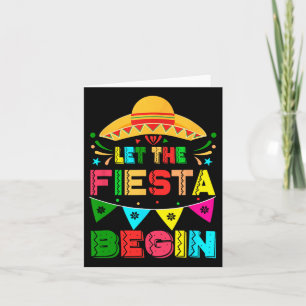 Cartão Que A Fiesta Comece Engraçada Cinco De Mayo Mexica