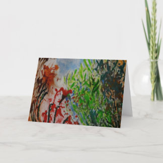 Cartão que caracteriza trabalhos artísticos