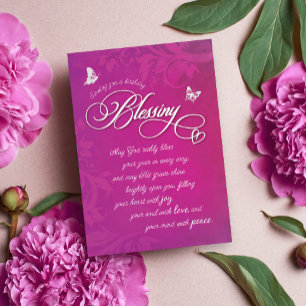 Cartão Que Deus abençoe seu ano em todos os sentidos