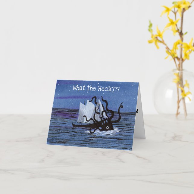 Cartão Que diabos (Flor Amarela)