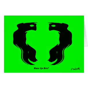 Cartão Que é acima de Bro?