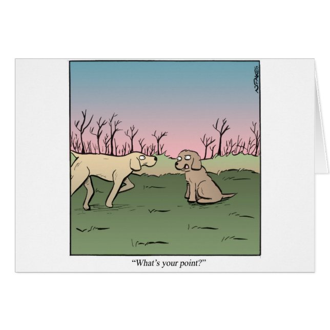 Cartão Que é seu ponto? (Frente Horizontal)