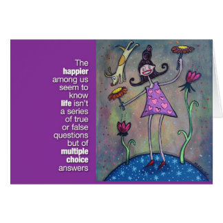 Cartão Que é vida?