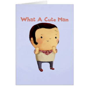 Cartão Que homem bonito…