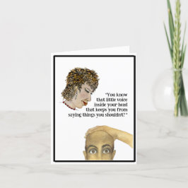 Cartão Que Lil Voice Dentro Sua Cabeça