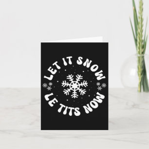 Cartão Que Natal Engraçado Que Neve O Xmas Hat Snowfl
