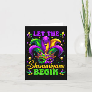 Cartão Que Os Shenanigans Comecem A Mardi Gras 4
