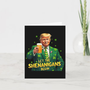 Cartão Que Os Shenanigans Comecem A Rua Engraçada Patrick