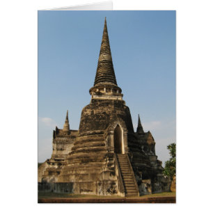 Cartão Que Phra Si Sanphet... Ayutthaya, Tailândia