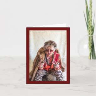 Cartão Que seus suéteres de férias sejam feios e brilhant