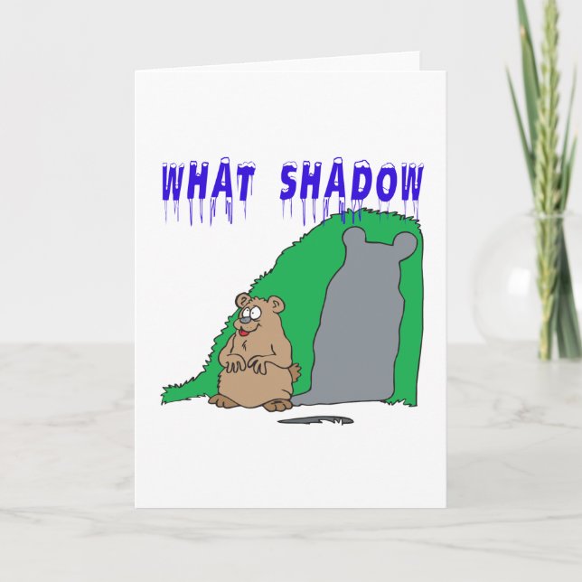 Cartão Que Sombra (Frente)