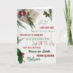 CARTÃO QUE "TODOS" SEUS DESEJOS DE NATAL SE TORNEM VERDAD