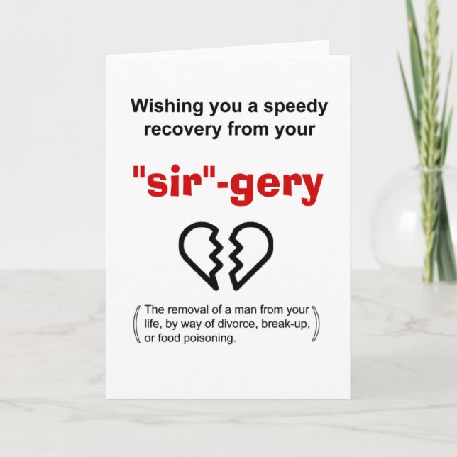 Cartão quebra de relação (Frente)