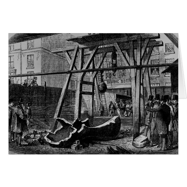 Cartão Quebrando acima Big Ben (Frente Horizontal)