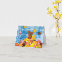 Queda do Urso Choco - Crianças Arte para Choc