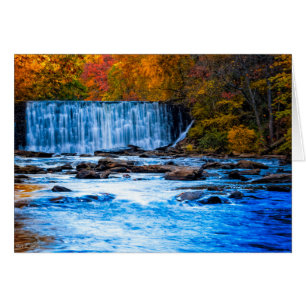 Cartão Queda em Roswell bonito Geórgia