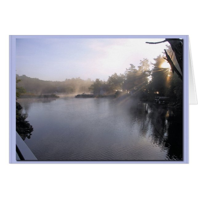 Cartão Queda Inicial - 1000 Ilhas Canadá (Frente Horizontal)