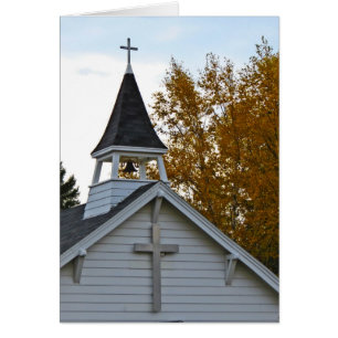 Cartão Queda na Minnesota-Igreja
